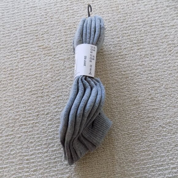 NEW NWT MENS NIKE EVERYDAY PLUS COTTON CUSHIONED ANKLE RUNNING SOCKS GREY GRAY - Picture 4 of 4